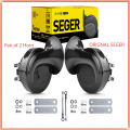 Car Horn SEGER Snail Shape- Trumpet Car Horn Set-Truck Horn-Water Profe High/Low Tone 12 Volt, Universal Fit-Orignal 60B Series, 12V Loud Car Horns with Brackets and Assembly Kit. 