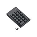 Wireless numeric keypad 22-key with ESC calculator TAB = function key wireless keyboard. 