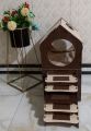 Wooden Cat house - Cat house pine-walnut model. 