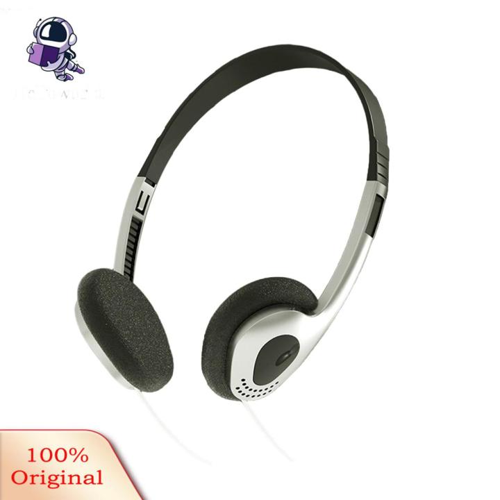Wired Retro Style Earphone with Clear Sound Adjustable Bracket Comfortable Versatile Headset for Music Calls