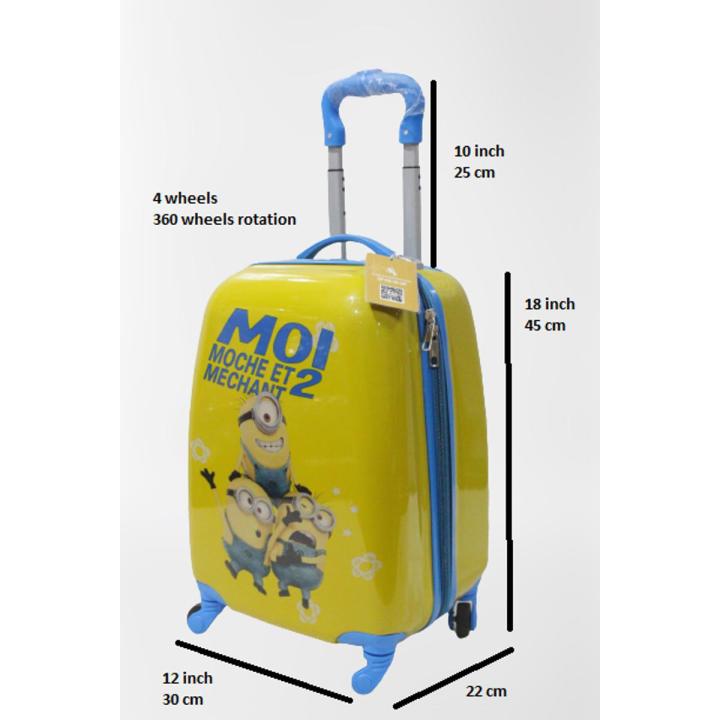 kids school bag for books handcarry size travel suitcase for