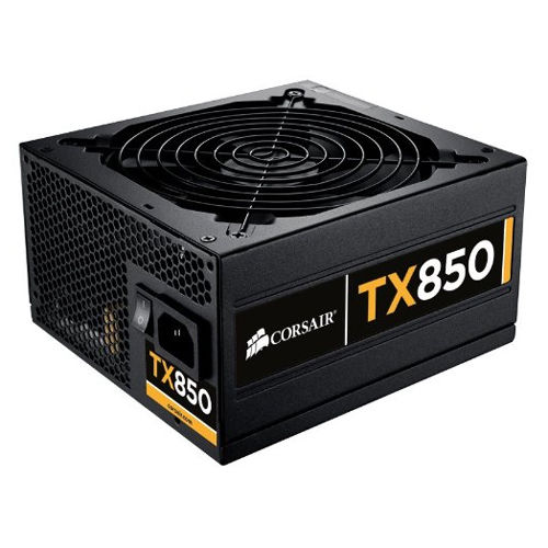 Corsair TX850 — 80 PLUS® Bronze Certified 850 Watt High Performance Power Supply - PSU - ( Banded 10/8 )