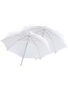 Combo Pack - 33 inch White Umbrellas 2 Pieces For Photography - White. 