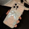 Olige  Case  For iPhone 11 12 13 14 15 Pro Max Girl Heart INS Bow Cat Pop Fairy Style Full Package Anti Drop phone case back cover. 