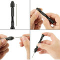 Mini Micro Aluminum Hand Drill With Keyless Chuck HSS Steel Twist Drill Bit for Woodworking. 