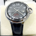 LONGBO Men's Watches 8811G Ballon Bleu Fashion Quartz Leather Straps Water Resistant Watch for Men. 