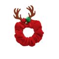 Plush Cute For Girls Cloth Bat Spider Antler Christmas Elastic Hair Bands Women Hair Rope Ponytail Holder Flannel Scrunchies. 