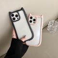 100% Quality+COD Cute Kawaii Cat Ears Transparent Phone Case for iPhone 15 14 13 12 Pro Max Shockproof Back Cover for Girl Gift. 