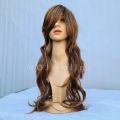 Long Full Head Wig For Women Color Straight Front Bang. 