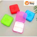 Mini Medicine Box Holder Organizer Container Pill Cases , travel 4 grid box, medicine box, portable box, Mini Pill box. 