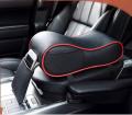 Soft Leather Armrest Cushion With Pocket. 