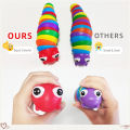 New iFlahDeal enory Baby Toy Rainbow Twiting Caterpillar Interactive Multicolored Infant Crawling Toy for Boy Girl Over 6Month. 