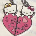 Cartoon Cute Animals Best Friend Necklace Alloy Cartoon Pendant Necklace Jewelry Chain Love Heart Cat Necklace Couple. 