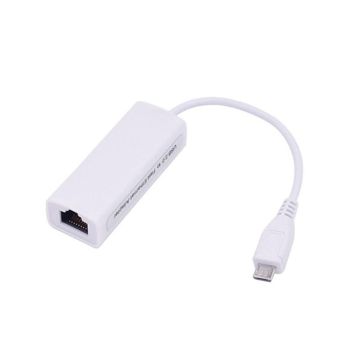 【NEW】 Micro USB To Ethernet Cable Interface Ethernet Adapter OTG Wired Internet Android Tablet PC Network Card