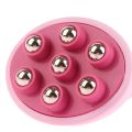 7 Balls Roller Body Massage Glove Anti-Cellulite Muscle Pain Relief Relax Bath Massager For Neck Back Shoulder Face Lift Tools. 