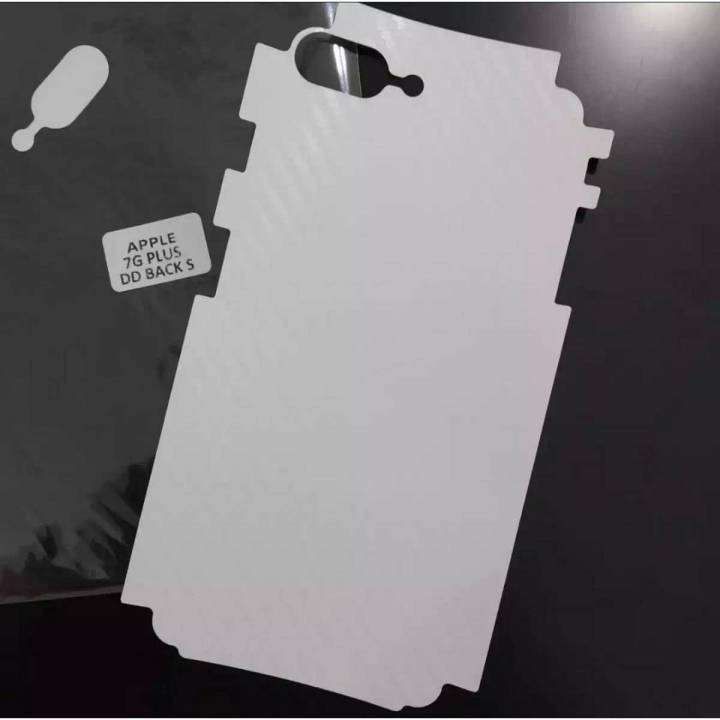 Apple Iphone 7 Plus - Carbon fibre - Matte Mosaic Design - Back Skin - Back Protector – Sheet