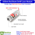 650nm 5mW Red Line Dot Cross Laser Module for DIY, CNC, Alignment & Electronics Projects by Electrica. 