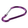 Large D Shaped Aluminum Carabiner Bi-colored Clip Hook. 