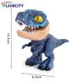 Dinosaur-themed Stationery Dinosaur Stationery Set 5-in-1 Pencil Sharpener Stapler Eraser Ruler Educational Gift for Kids Realistic Shapes Detachable Fall Resistant Flexible Limbs. 