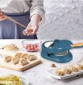 2 in 1 Dumpling Samosa Maker Ghughra Momos Makers Machine, Dumpling Skin Press Mould for Momos Making,Dumpling Maker Mould Machine, Dumpling Making Tool with Dumpling Puri Maker - 1 Piece - ZT. 