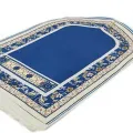 Beautiful Smooth & Durable Luxurious Carpet Style 3D Turkish Design Prayer Mat | Imported Janamaz - Prayer Mats King Size 31 X 47 inches / Jai namaz - High Quality Qleen Jaye Namaz - Turkish Qalin Jaye Nimaz -. 