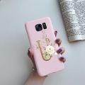 Flower Alphabet Letters Phone Case For Samsung Galaxy S6 S7 S 6 S 7 edge S6edge S7edge Silicone TPU soft Shockproof cover cases. 