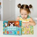 Montessori Busy Books for Little Kids 2 Years Reusable Sticker Book Activity Book Sensory Toys for Kids for Preschool Educational Toys. 