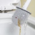 Silicone Toilet Brush Head Toilet Brush Leak-Proof Base Convenient Sanitary Brush Head Storage Cover Toilet Cleaning Brush. 