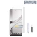 Vivo V50 UV Glass Liquid Glue Tempered Glass Screen Protector For Vivo V50 - Transparent. 