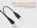 Dual USB 2.0 to 2.5" SATA Hard Disk Drive Adapter - SATA to USB 2.0 Converter (Only Works with 2.5-inch Laptop HDD/SSD). 