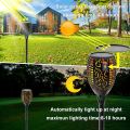 12/33/72/96LED Solar Flame Torch Lights Flickering Light Waterproof Garden Decoration Outdoor Lawn Path Yard Patio Floor Lamps. solar garden light . garden light .. 