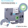 5-Pack Label Maker Tape for Brother TZe-231 TZ-231 Laminated P-Press Label Maker Tape, for Model PT D200 D210 H100 1880. 