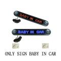 LALA Car Remote Control LED Sign 7x40 Programmable Scrolling Red Message Board. 