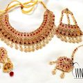 Jewellery Set Bridal Choker Zircon Set - (4 in 1) Necklace, Jhumkay,. Jhumar & Maang-Tika - Fashion Jewelry for Girls | OWN Jewellery. 