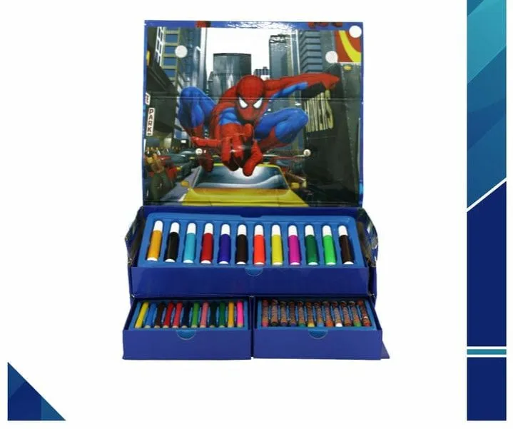 The Magic Toy Shop – Set Artistico 54 Pezzi Per Bambini In Valigetta Con Cassetti, Pennarelli, Pastelli, Acquerelli