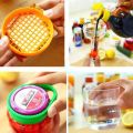 Bin 8: One Bottle, 8 Kitchen Tools (Multi Kitchen Tools juices, strains, grates,Grinder, Funnel, Egg Separator, Masher, Opener) along with Weighing Cup. 