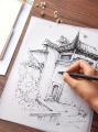 A4/A3 Size Artist’s Tracing Paper, 10 Sheets-Translucent Sketching and Tracing Paper for Pencil, Marker and Ink,. 