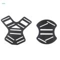 2xPlastic Buckle for Rock Climbing Safety Harness Back Hang Point Connect A. 