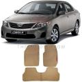 TOYOTA COROLLA 2010 PVC/LATEX/RUBBER CAR FLOOR MAT 3PIC. 