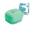 Deepsea Mibabe Silicone Bath Exfoliator Brush Body Shower Brush With Soap, Shampoo And Gel Dispenser Body Brush Body Scrubber Brush Bath and Body Shower Brush for Baby, Men and Women, Loofah Brush. 