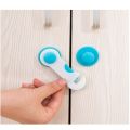 (Pack Of 2) Child Security Kids Box Drawer Cupboard Wardrobe Door Fridge Safety Lock. 