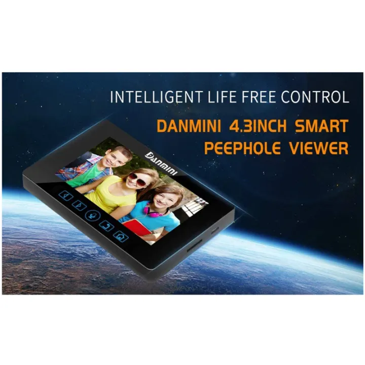 Danmini%20YB-43HD-MT%204.3%20inch%20Screen%203.0MP%20Security%20Camera%20Smart%20Doorbell%20-%20Image%207