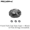 RISK Mountain Bike Shock Absorber Front Fork Shoulder Cover Aluminum Alloy Bicycle Air Fork Cap RA147. 