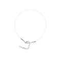Charm Silver Stainless Steel Snake Chain Anklet For Women Jewelry Foot Chain QUANYIN. 