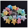 ledLighting Chain Crack Color Five-Pointed Star Ball Lighting ChaininsPopular Colorful Lights Starry Sky Flashing Light String Props. 