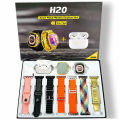 H20 Ultra I20 Ultra Max Smartwatch H20 Ultra Smartwatch H20 Ultra DT900 Ultra 10in1 7in1Ultra T10 S100 ultra 2 waterproof smart watch High Quality(7 Straps + Silicone case + Earbuds)Full HD Display High Quality Watch  All health & Sports Tracking Features. 