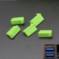(NEW) 5pc colorful laptop DUT plug/Icone cover topper laptop dutproof mobiinterface waterproof cover. 