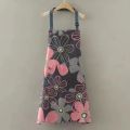 Cooking Apron Waterproof Nordic Style Adult Print Cooking Apron. 