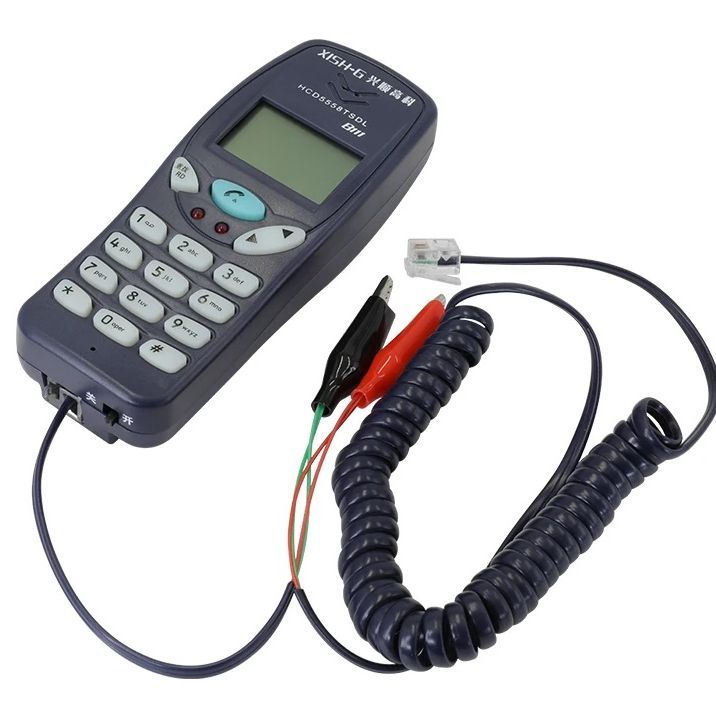 PTCL Line Man Telephone Set Test Tester Telecom Tool Network Cable Set Professional Test Device Check for Telephone Line Fault