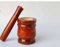 wooden Handmade RoseWood Mortaar And Pastle/ Chato Danda Perfect For Grinder for Herbs, Garlic, walnut Spices & Kitchen Essentials Usage. 